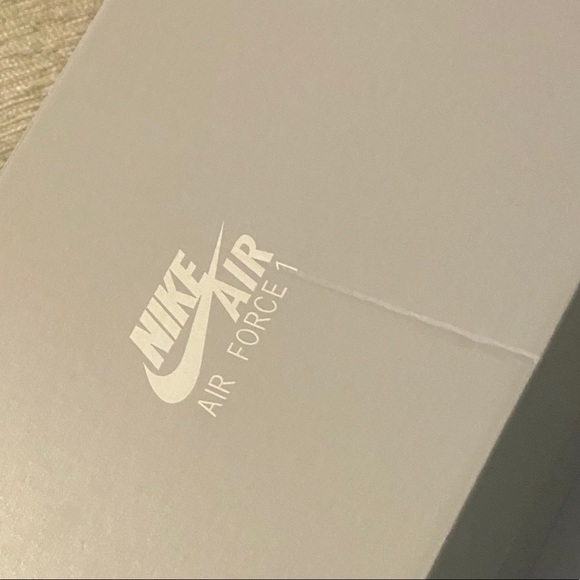 Nike Custom Cream Air Force 1s - Picture 2 of 2